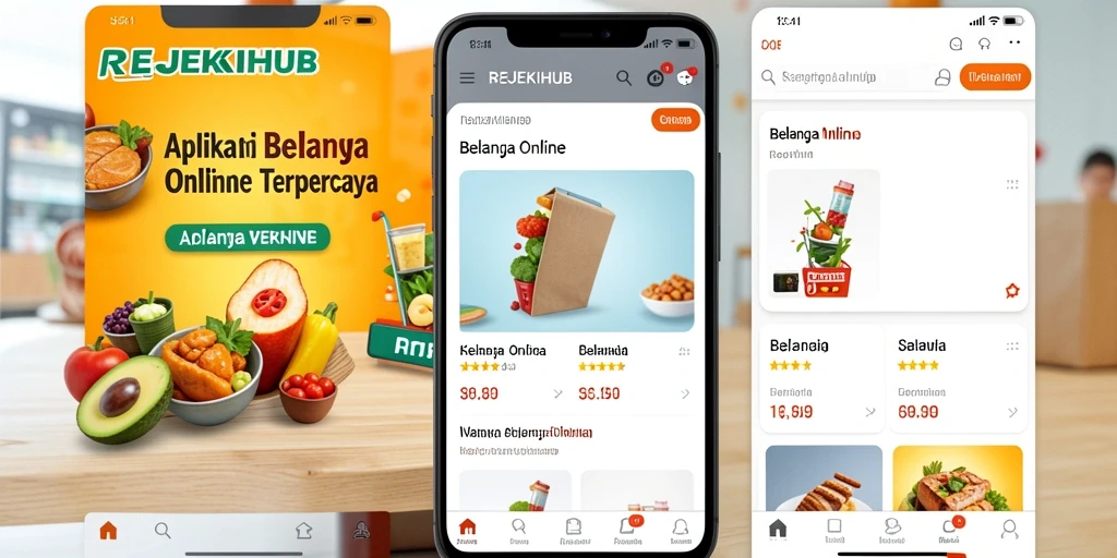 Antarmuka pengguna REJEKIHUB yang menarik dan fungsional.
