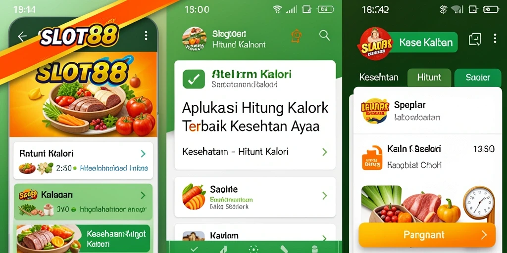 Antarmuka SLOT88 yang sederhana dan fungsional untuk Hitung Kalori.