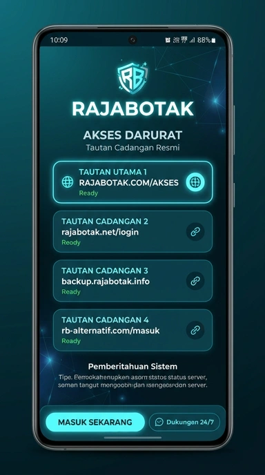 Link Alternatif Rajabotak untuk Pengguna Android